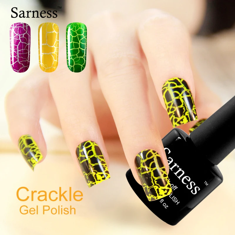Sarness Crackle UV Gel Nail Polish Lucky Led Lamp Nail Glue Crack Nail Polish Personality Nails Art Crackling Resin Gel Varnish
Sarness Crackle UV Gel Nail Polish Lucky Led Lamp Nail Glue Crack Nail Polish Personality Nails Art Crackling Resin Gel Varnish