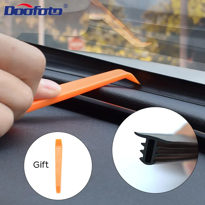 DOOFOTO Car Dashboard Windshield Soundproof Dustproof Panel Rubber Seals Strip Car Styling Accessories Universal For Cruze Rio
DOOFOTO Car Dashboard Windshield Soundproof Dustproof Panel Rubber Seals Strip Car Styling Accessories Universal For Cruze Rio