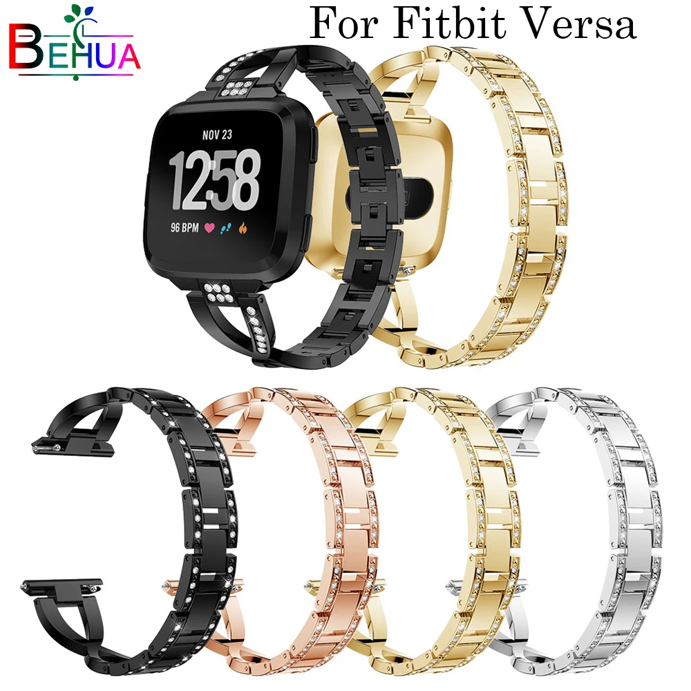 Fashion Alloy Crystal Stainless Steel Wristband Strap Band For Fitbit versa Replacement Luxury quality strap Bracelet Wristbands
Fashion Alloy Crystal Stainless Steel Wristband Strap Band For Fitbit versa Replacement Luxury quality strap Bracelet Wristbands