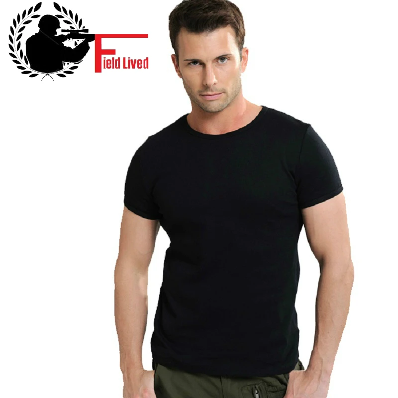 Summer Men's T-shirts Fashion Brand High Elasticity Military Style T Shirt Short Sleeve Slim Fit Male Tshirt Cotton Tee for Men
Summer Men's T-shirts Fashion Brand High Elasticity Military Style T Shirt Short Sleeve Slim Fit Male Tshirt Cotton Tee for Men