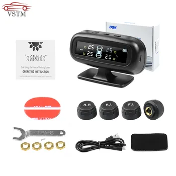 2019 Auto Security Alarm Systems Tyre Pressure Smart Car TPMS Tyre Pressure Monitoring System Solar Power Digital LCD Display
2019 Auto Security Alarm Systems Tyre Pressure Smart Car TPMS Tyre Pressure Monitoring System Solar Power Digital LCD Display