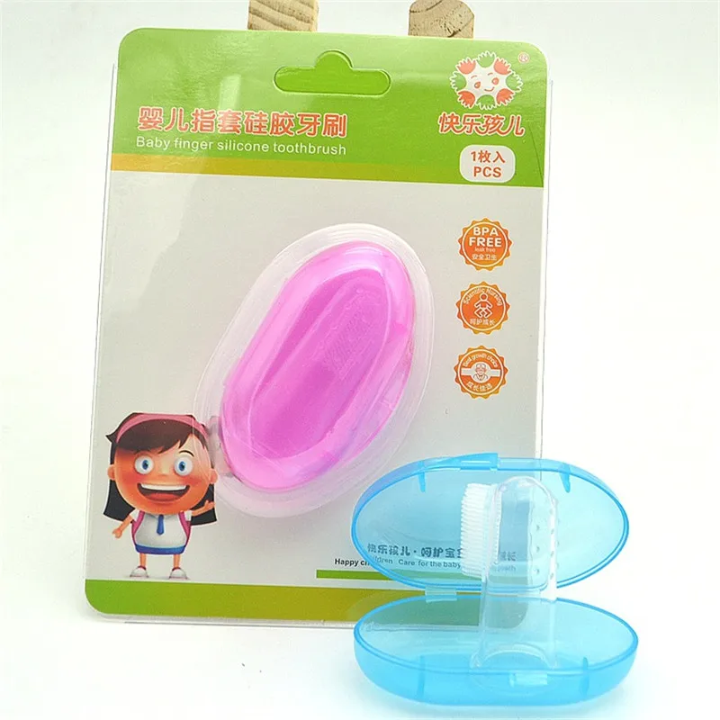 Baby Finger Toothbrush With Box Children Cute Teeth Clear Massage Soft Silicone Infant Rubber Cleaning Brush Set with Dust Cover
Baby Finger Toothbrush With Box Children Cute Teeth Clear Massage Soft Silicone Infant Rubber Cleaning Brush Set with Dust Cover