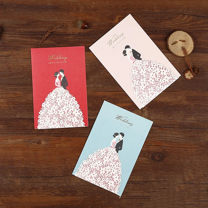 1pcs Sample Laser Cut Bride and groom Wedding Invitations Card Elegant Greeting Card Envelopes Wedding Party Favors Decoration
1pcs Sample Laser Cut Bride and groom Wedding Invitations Card Elegant Greeting Card Envelopes Wedding Party Favors Decoration