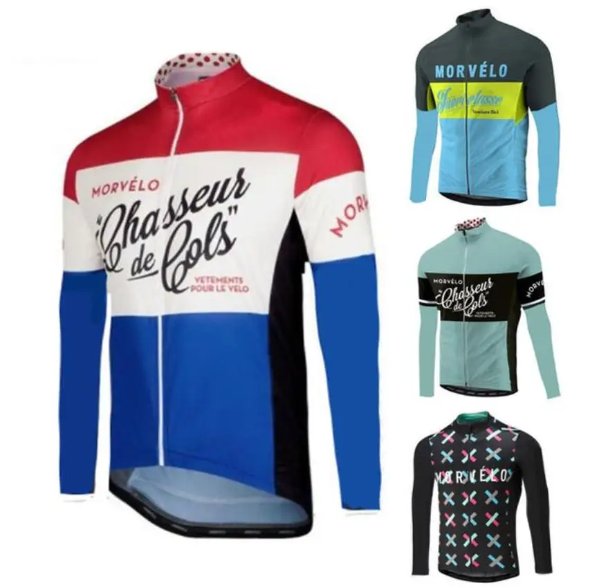 2019 spring/autumn Morvelo Classic cycling jersey for men Road bike cycling wear Maillot Ciclismo MX DH long sleeve jersey
2019 spring/autumn Morvelo Classic cycling jersey for men Road bike cycling wear Maillot Ciclismo MX DH long sleeve jersey