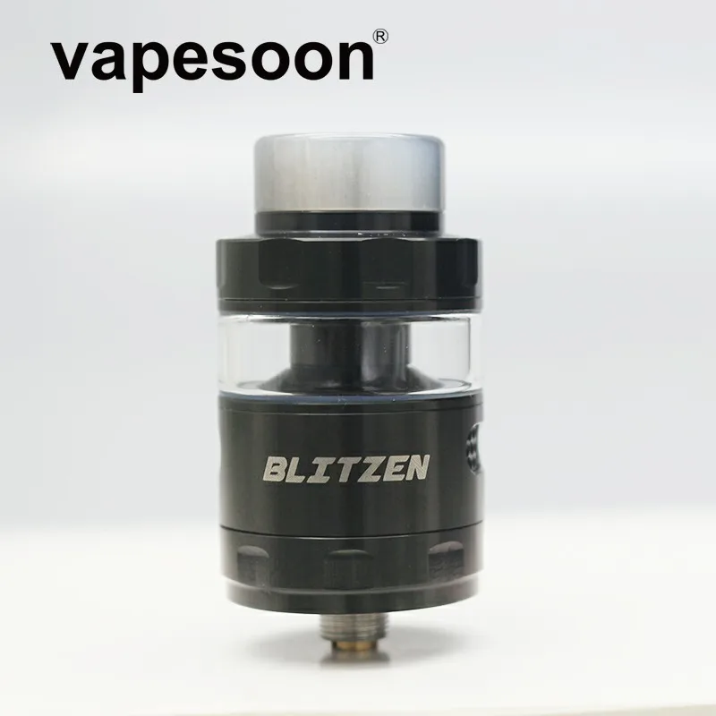 vapesoon Blitzen RTA Atomizer 2ml/5m Capacity 24mm Diameter Tank Fit Dual & Single Coil For 510 thread Tank
vapesoon Blitzen RTA Atomizer 2ml/5m Capacity 24mm Diameter Tank Fit Dual & Single Coil For 510 thread Tank