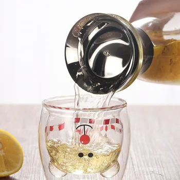 1L Japanese-Style Large Capacity Glass Heat resistant Water Bottle with Lid For Brewing Flower Tea Fruit Juice Cold Drink
1L Japanese-Style Large Capacity Glass Heat resistant Water Bottle with Lid For Brewing Flower Tea Fruit Juice Cold Drink