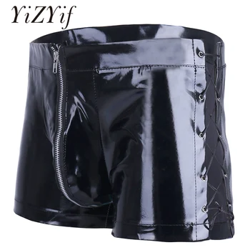 YiZYiF Sexy Shiny Boxer Shorts Men Zipper underwear Sexy Gay Men's Wetlook Lingerie Bikini Underwear club Party Wear Underpants
YiZYiF Sexy Shiny Boxer Shorts Men Zipper underwear Sexy Gay Men's Wetlook Lingerie Bikini Underwear club Party Wear Underpants