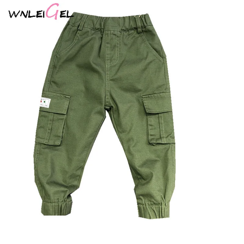 WLG 2019 boys fashion pants kids gray khaki green pockets trousers baby all match clothes children 2-6 years
WLG 2019 boys fashion pants kids gray khaki green pockets trousers baby all match clothes children 2-6 years