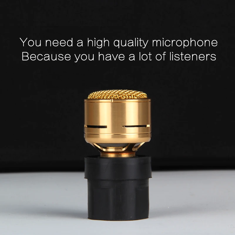 Microphone Core Cartridge Replacement Capsule Repair Parts Core for Wire & Wireless
Microphone Core Cartridge Replacement Capsule Repair Parts Core for Wire & Wireless