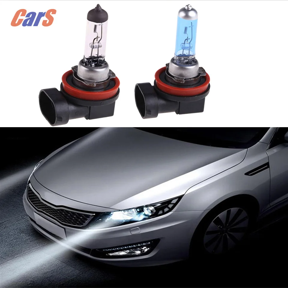 2PCS H11 12V 55W Car Fog Light Halogen Car Headlights Xenon Bulb External Lighting Warm White /White car-styling
2PCS H11 12V 55W Car Fog Light Halogen Car Headlights Xenon Bulb External Lighting Warm White /White car-styling