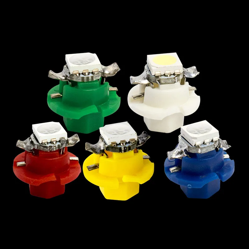 T5 B8.4D 1 SMD 5050 LED Wedge Lamp 8.4D Car Dashboard warming indicator Bulb B8.4 Auto Instrument Panel Lights 12V DC
T5 B8.4D 1 SMD 5050 LED Wedge Lamp 8.4D Car Dashboard warming indicator Bulb B8.4 Auto Instrument Panel Lights 12V DC