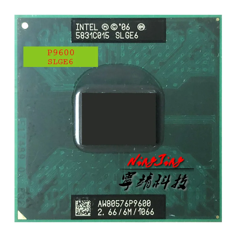 Intel Core 2 Duo Mobile P9600 SLGE6 2.6 GHz Dual-Core Dual-Thread CPU Processor 6M 25W Socket P
Intel Core 2 Duo Mobile P9600 SLGE6 2.6 GHz Dual-Core Dual-Thread CPU Processor 6M 25W Socket P