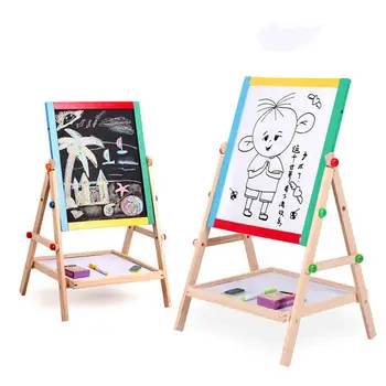 HobbyLane Black and White Board Double Sided Wooden Liftable Frame Kids Rotatable Drawing Board Sketchpad
HobbyLane Black and White Board Double Sided Wooden Liftable Frame Kids Rotatable Drawing Board Sketchpad