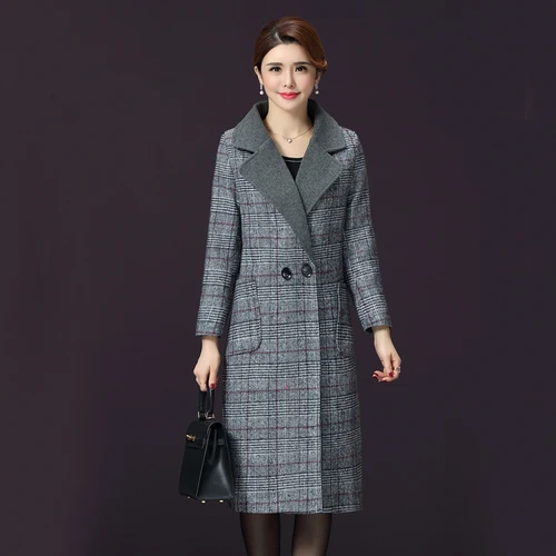 Autumn Thickening Women Woolen Coat New Style Winter Double-breasted And Xxxxl Big Code Female Fashion Temperament Clothes
Autumn Thickening Women Woolen Coat New Style Winter Double-breasted And Xxxxl Big Code Female Fashion Temperament Clothes