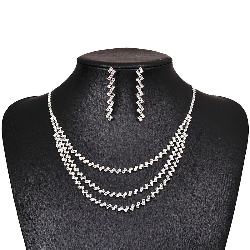 Jewelry & Accessories,Fashion Jewelry Sets. Bridal jewelry, Wedding jewelry, Zircon necklace earrings set
Jewelry & Accessories,Fashion Jewelry Sets. Bridal jewelry, Wedding jewelry, Zircon necklace earrings set