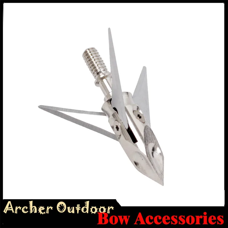 6/12pcs RAMCAT Stainless Steel Broadheads 100 grain 3 Blade Hunting Broadhead Arrow Head Tips Crossbow Hunting Archery
6/12pcs RAMCAT Stainless Steel Broadheads 100 grain 3 Blade Hunting Broadhead Arrow Head Tips Crossbow Hunting Archery