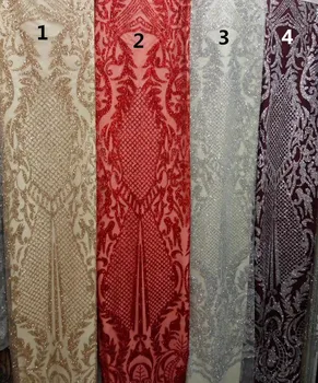 French lace fabric latest african laces 2019 glitter silver gold sequin lace fabric high quality nigeria fabric 5yard/setAJ-
French lace fabric latest african laces 2019 glitter silver gold sequin lace fabric high quality nigeria fabric 5yard/setAJ-
