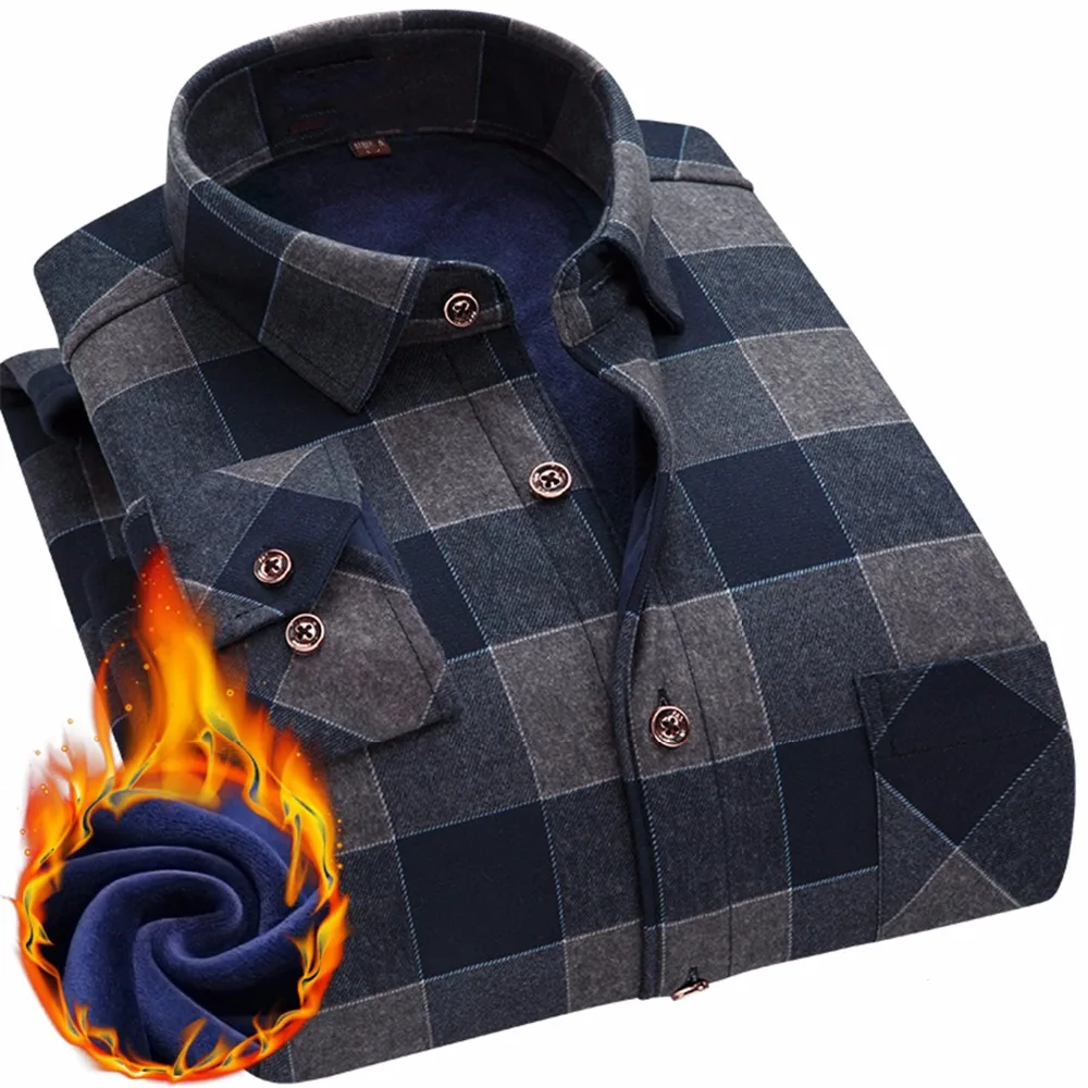2020 Fashion Men's Winter Warm Plush Slim Shirts 24 Colors Striped Plaid Print Blouse For Men Casual Retro Clothes Size M-5Xl
2020 Fashion Men's Winter Warm Plush Slim Shirts 24 Colors Striped Plaid Print Blouse For Men Casual Retro Clothes Size M-5Xl