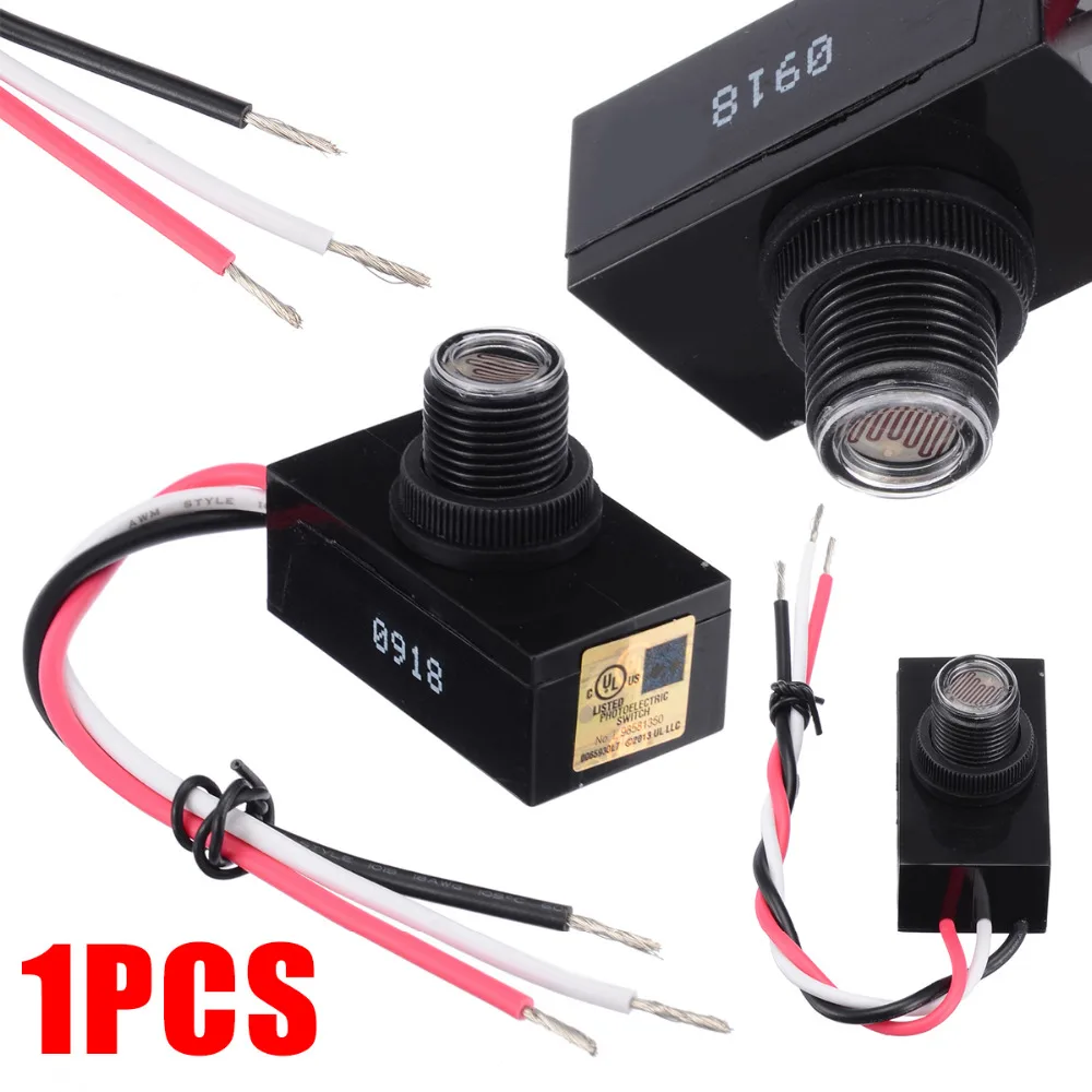 Mayitr JL-103A Dusk Dawn Button Photoelectric Switch Flush Mount Dusk Dawn Button Photo Control Eye Photocell 120V Raintight
Mayitr JL-103A Dusk Dawn Button Photoelectric Switch Flush Mount Dusk Dawn Button Photo Control Eye Photocell 120V Raintight