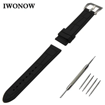 Silicone Rubber Watch Band 24mm for Suunto TRAVERSE Stainless Carved Pre-v Buckle Strap Wrist Belt Bracelet Black + Spring Bar
Silicone Rubber Watch Band 24mm for Suunto TRAVERSE Stainless Carved Pre-v Buckle Strap Wrist Belt Bracelet Black + Spring Bar