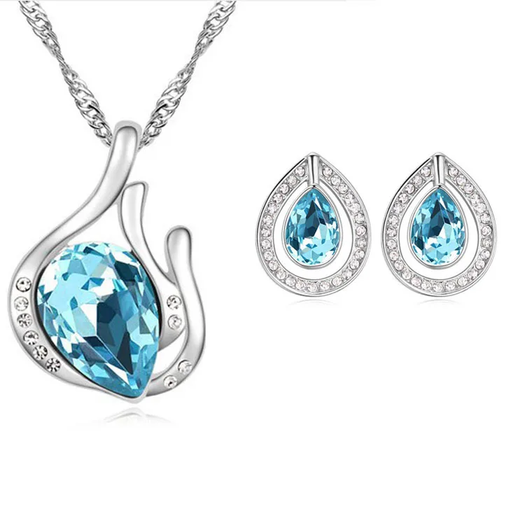 Austrian Crystal Necklace And Earrings Jewelry Sets Bridal Wedding Accessories Nickel Free Fashion Jewelry Set For Women 2015
Austrian Crystal Necklace And Earrings Jewelry Sets Bridal Wedding Accessories Nickel Free Fashion Jewelry Set For Women 2015