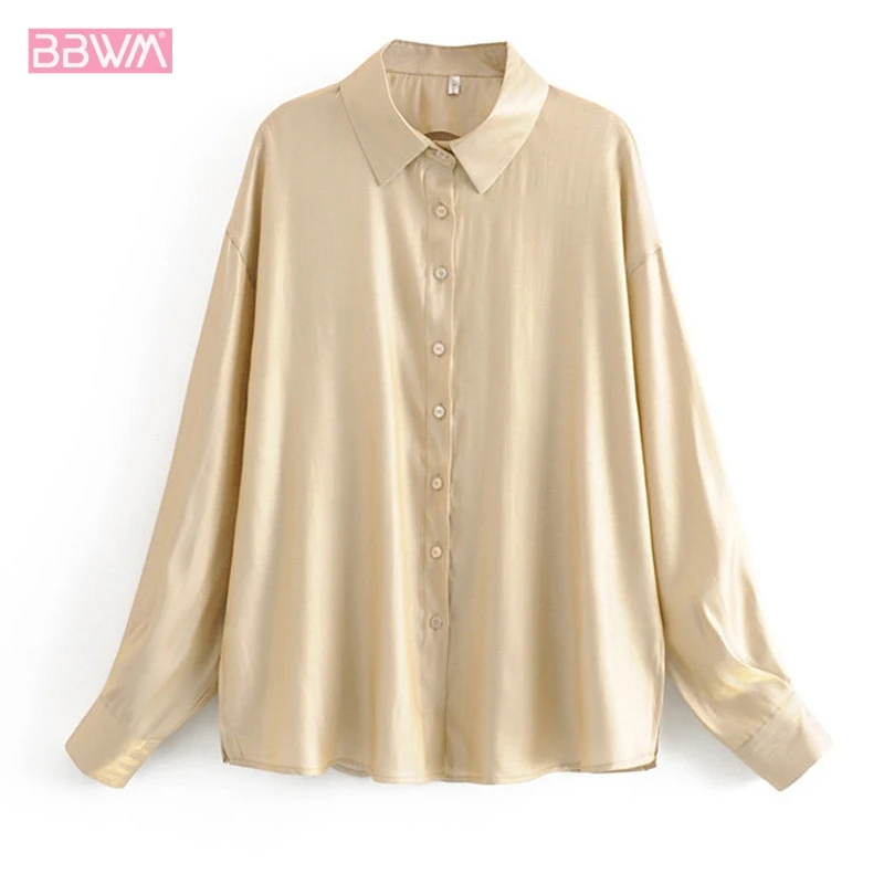 2019 autumn new retro solid color large version loose long-sleeved lapel shirt female lazy comfortable long shirt Simple women
2019 autumn new retro solid color large version loose long-sleeved lapel shirt female lazy comfortable long shirt Simple women