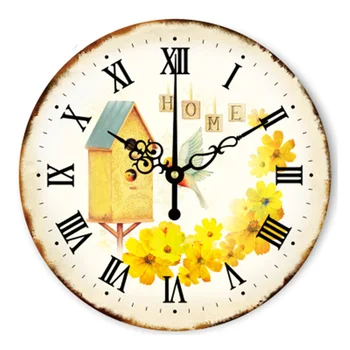 Vintage Digital Large Decorative Wall Clock Modern Design Yellow Little Chamomile Flower Home Decor Watch Wall Clock Kitchen
Vintage Digital Large Decorative Wall Clock Modern Design Yellow Little Chamomile Flower Home Decor Watch Wall Clock Kitchen