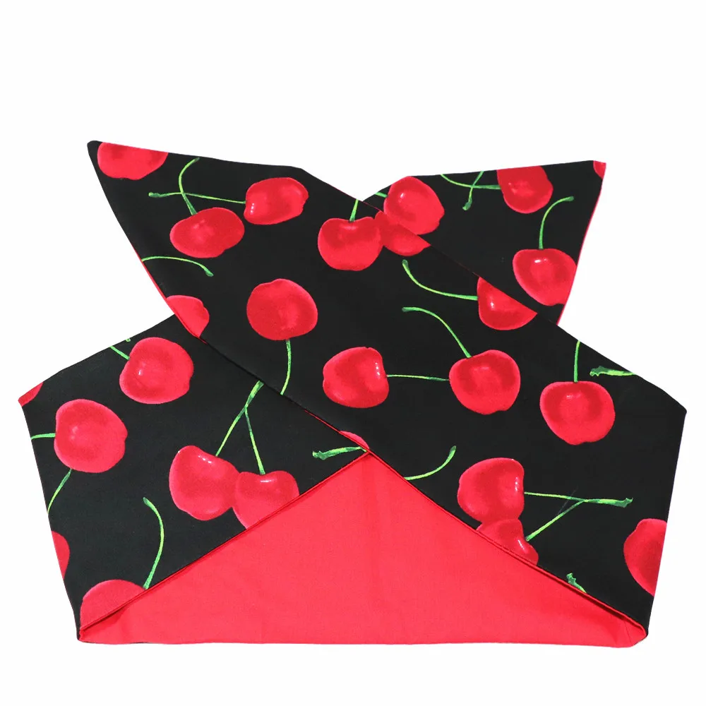 women vintage 50s headband cherry hair scarf in black and red bow bandana wire inside retro rockabilly accessories pinup scarves
women vintage 50s headband cherry hair scarf in black and red bow bandana wire inside retro rockabilly accessories pinup scarves