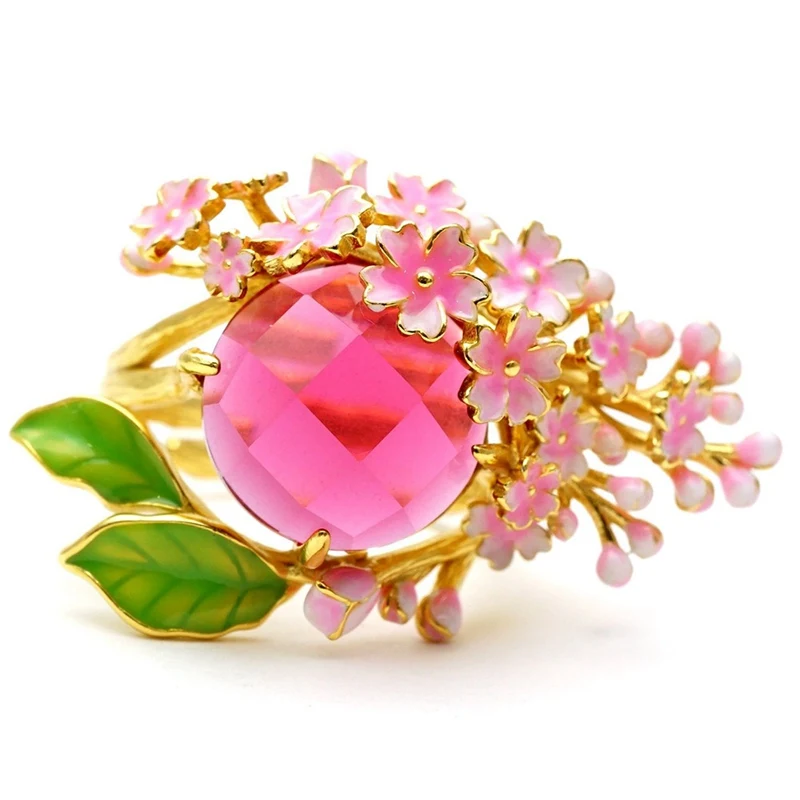 2019 New Arrival Easter Rosary Series Pink Flower Ladybug Bee Ring Crystal Ring Elegant Noble Luxury Enamel Jewelry
2019 New Arrival Easter Rosary Series Pink Flower Ladybug Bee Ring Crystal Ring Elegant Noble Luxury Enamel Jewelry