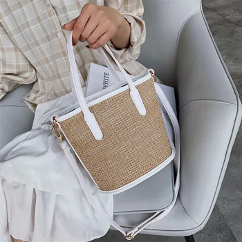 Fashion Women's Handbag Bucket Straw Beach Bag Female Shoulder Messenger Bags Woven Crossbody Bag Travel Shopping Tote
Fashion Women's Handbag Bucket Straw Beach Bag Female Shoulder Messenger Bags Woven Crossbody Bag Travel Shopping Tote