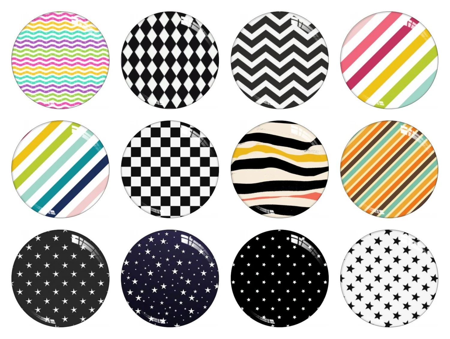 Handmade Round Glass Cabochons 10mm 12mm 14mm 16mm 18mm 20mm 25mm 30mm Striped Lattice Pentagram Pattern Photo Jewelry Making
Handmade Round Glass Cabochons 10mm 12mm 14mm 16mm 18mm 20mm 25mm 30mm Striped Lattice Pentagram Pattern Photo Jewelry Making