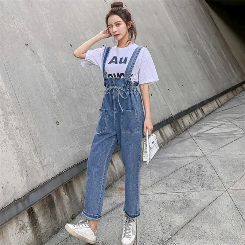 Fashion 2019 Women Jeans Jumpsuit Female Casual Basic Denim rompers womens jumpsuit Large Size lace up Denim Overalls y301
Fashion 2019 Women Jeans Jumpsuit Female Casual Basic Denim rompers womens jumpsuit Large Size lace up Denim Overalls y301