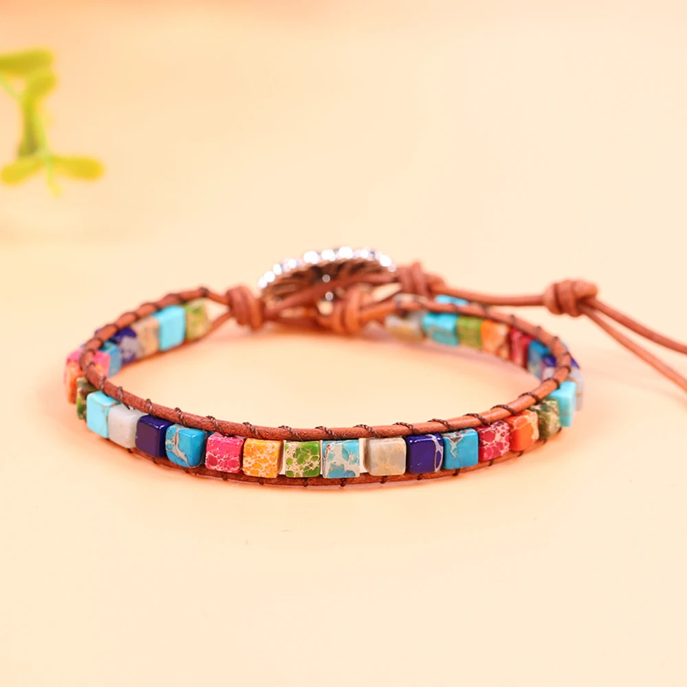Color Burst Positivity bracelet Jewelry 7 Chakra Stone Beaded Energy Charm Bracelets for Women Stock
Color Burst Positivity bracelet Jewelry 7 Chakra Stone Beaded Energy Charm Bracelets for Women Stock
