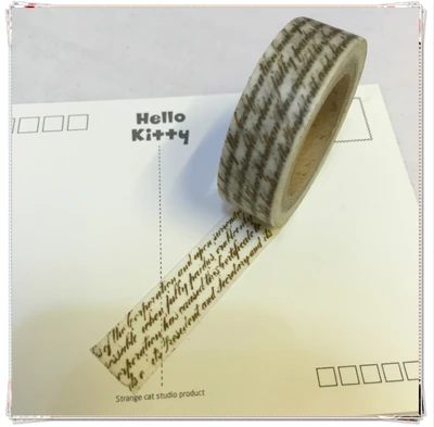 high quality washi paper tape/15mm*10m gloden letter printing masking japan washi tape
high quality washi paper tape/15mm*10m gloden letter printing masking japan washi tape