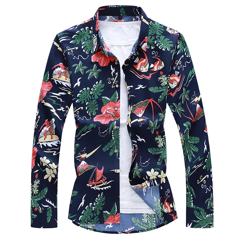 Clothing Fashion Male Shirt Casual Social Dress Shirts Slim Fit Turn-Down Men Long Sleeve Shirt Mens Hawaiian Shirt Big Size 7XL
Clothing Fashion Male Shirt Casual Social Dress Shirts Slim Fit Turn-Down Men Long Sleeve Shirt Mens Hawaiian Shirt Big Size 7XL