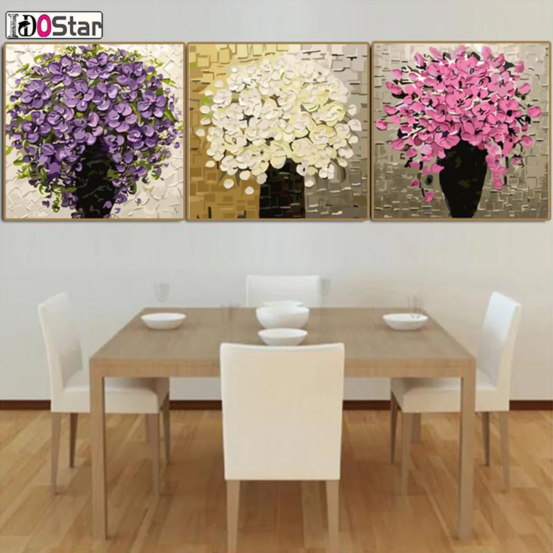 3pcs/set 50*50 diy oil painting by numbers with Flowers triptych acrylic paint watercolor paint by number hand painted on canvas
3pcs/set 50*50 diy oil painting by numbers with Flowers triptych acrylic paint watercolor paint by number hand painted on canvas