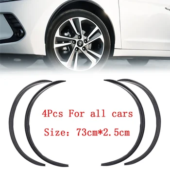 Autoleader Universal Black Automobile Universal Carbon Fiber Car Wheel Trims 73x2.5cm Car Stickers Mudguard Flares Protector
Autoleader Universal Black Automobile Universal Carbon Fiber Car Wheel Trims 73x2.5cm Car Stickers Mudguard Flares Protector