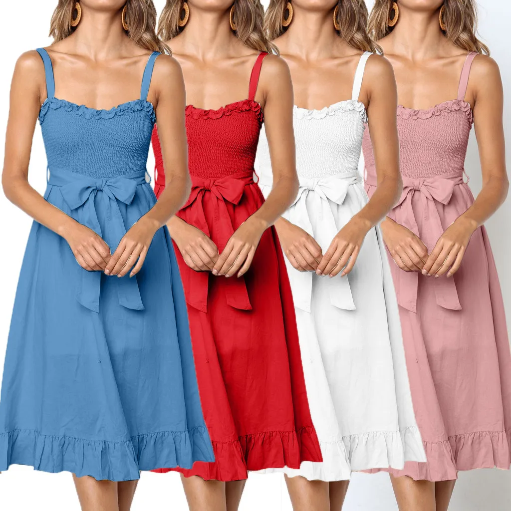Women dresses Women's Dresses Boho Floral Spaghetti Strap Button Down Belt Swing Summer Dress Women's Clothing
Women dresses Women's Dresses Boho Floral Spaghetti Strap Button Down Belt Swing Summer Dress Women's Clothing
