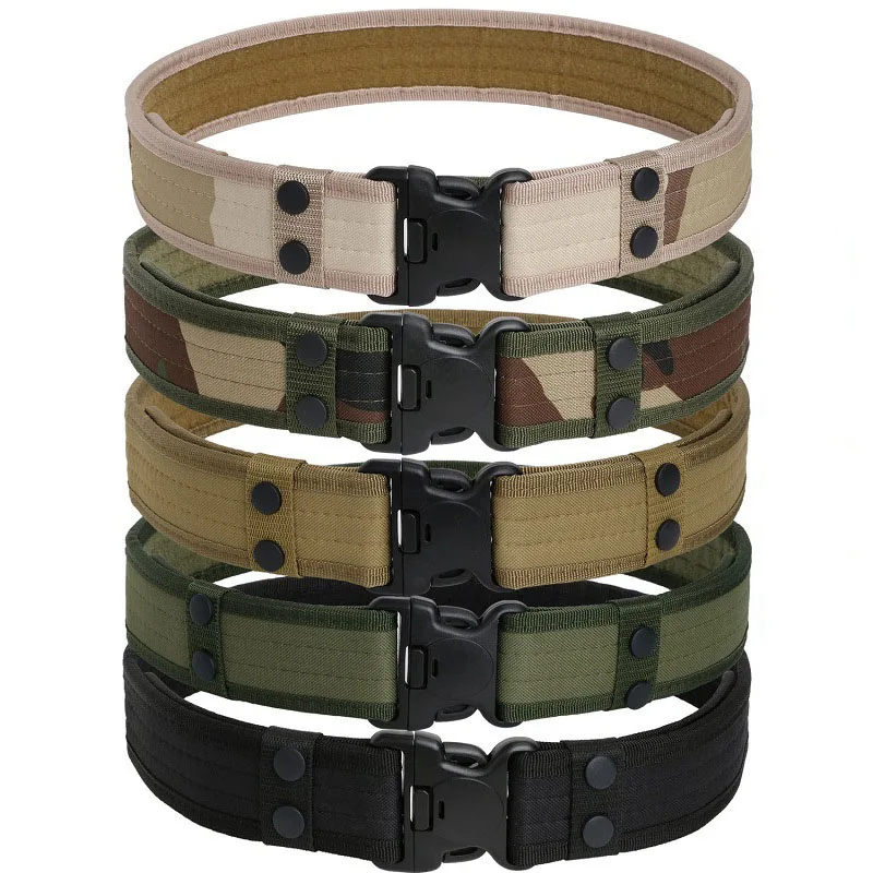 Tactical Adjustable Belt 2 Inch Canvas Outdoor Hiking Climbing Hunting Load Bearing Utility Waistband Outdoor Military Equipment
Tactical Adjustable Belt 2 Inch Canvas Outdoor Hiking Climbing Hunting Load Bearing Utility Waistband Outdoor Military Equipment