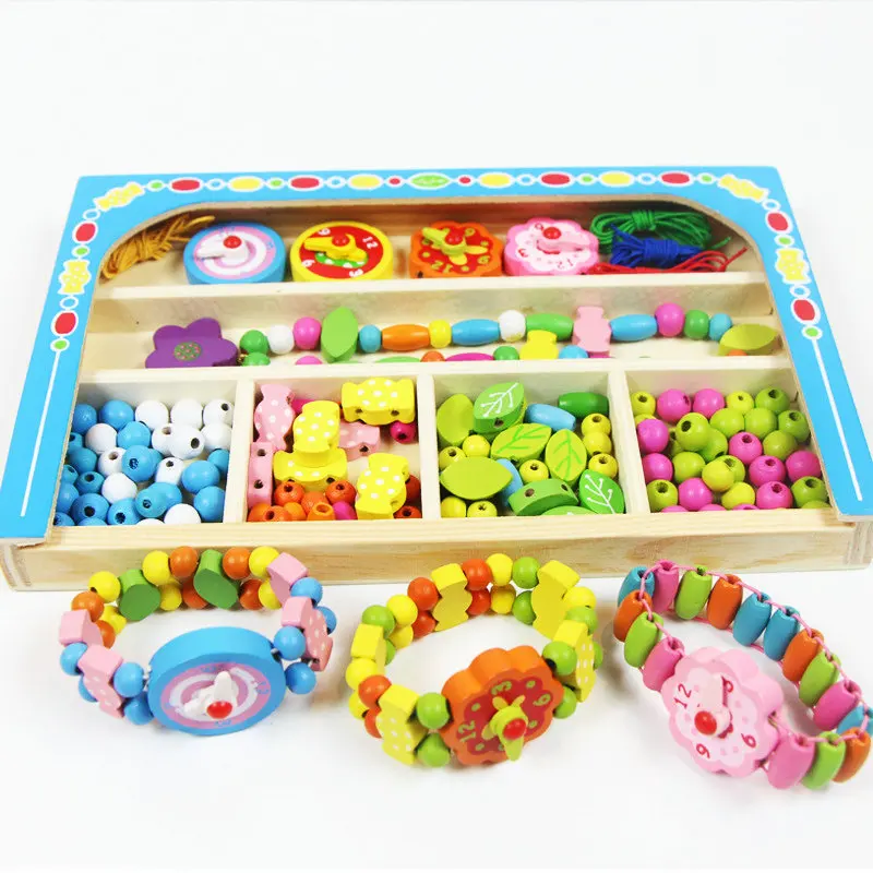 140pcs Wood Bead Toy with Cartoon Pattern Kids Early Training DIY Babd Children's Jewelery Making Utilities toys Montessori Gift
140pcs Wood Bead Toy with Cartoon Pattern Kids Early Training DIY Babd Children's Jewelery Making Utilities toys Montessori Gift