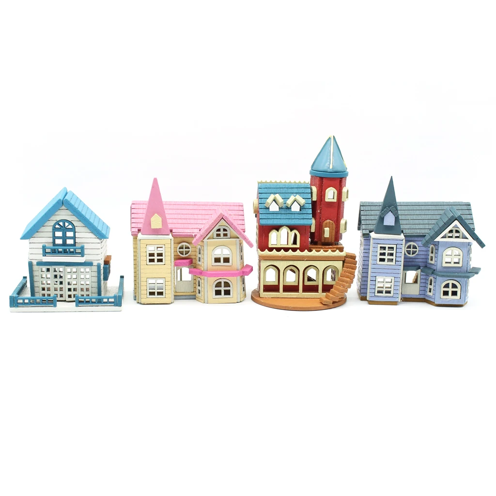 MagiDeal 3D Puzzle DIY Dollhouse Assembly Kit Dollhouse Decoration for Kids MagiDeal 3D Puzzle DIY Dollhouse Assembly Kit Dollhouse Decoration for Kids