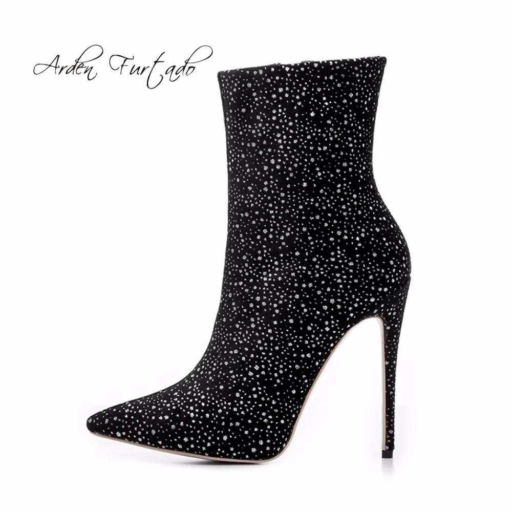 Arden Furtado fashion new style 2017 winter sequined cloth plush sexy high heels ankle boots shoes for woman 43 Stilettos heel
Arden Furtado fashion new style 2017 winter sequined cloth plush sexy high heels ankle boots shoes for woman 43 Stilettos heel