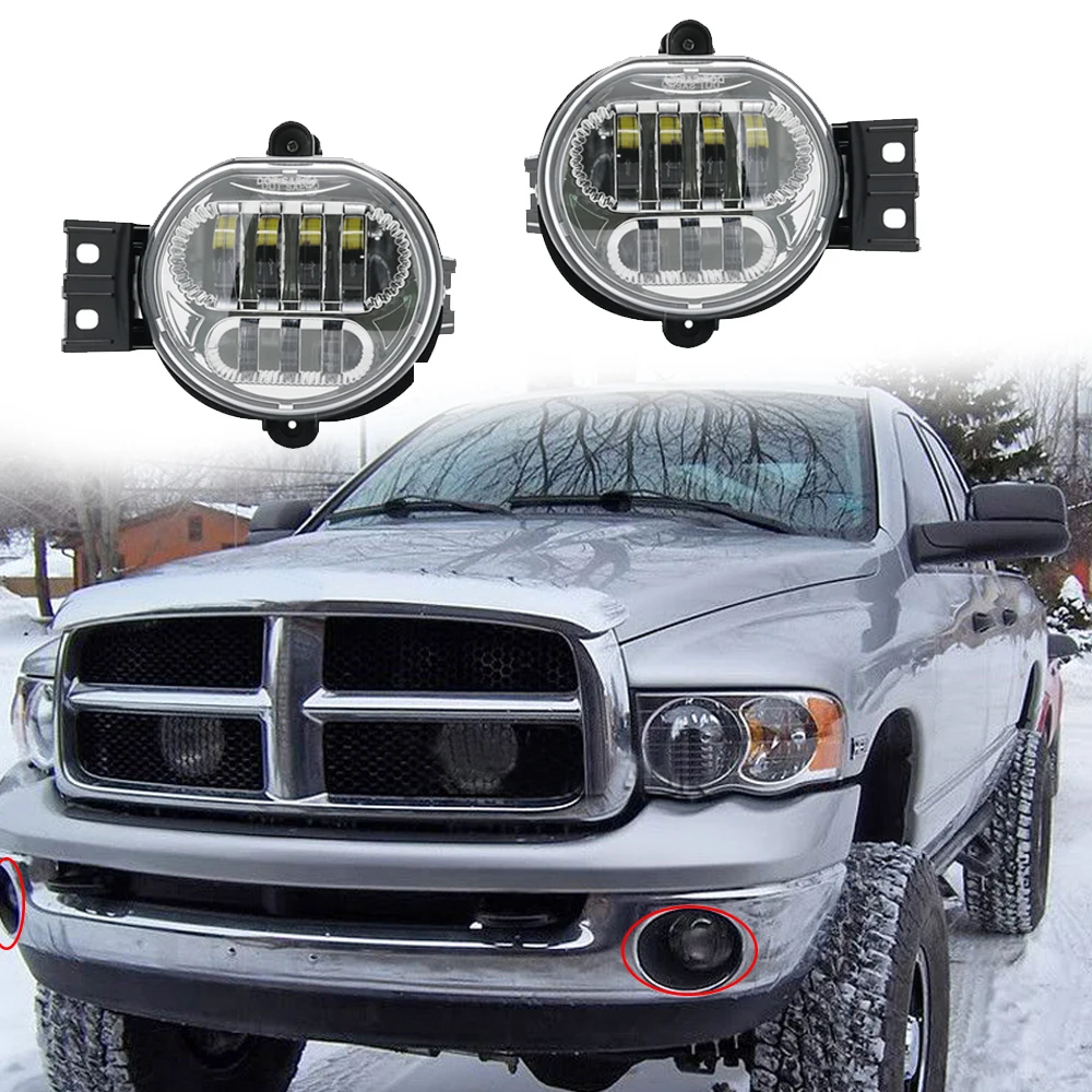 Auxiliary Led Driving Fog Light Super Bright Fog Led Lights for 2002-2009 Dodge Ram 1500 2500 3500 for Dodge Durango New Body
Auxiliary Led Driving Fog Light Super Bright Fog Led Lights for 2002-2009 Dodge Ram 1500 2500 3500 for Dodge Durango New Body