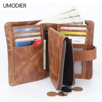 UMODIER Genuine Leather Men Wallet Coin Purse Small Male Cuzdan Walet Portomonee Rfid PORTFOLIO Vallet Money Bag Card Holder
UMODIER Genuine Leather Men Wallet Coin Purse Small Male Cuzdan Walet Portomonee Rfid PORTFOLIO Vallet Money Bag Card Holder
