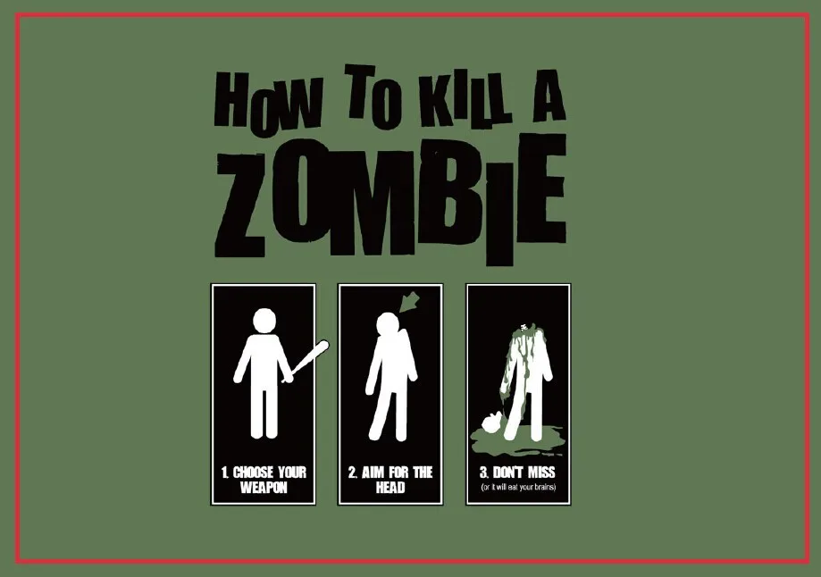 Free Shipping 78*54*3mm How to kill a ZOMBIE Metal Wrapped Magnets 20217 Fun Gift
Free Shipping 78*54*3mm How to kill a ZOMBIE Metal Wrapped Magnets 20217 Fun Gift