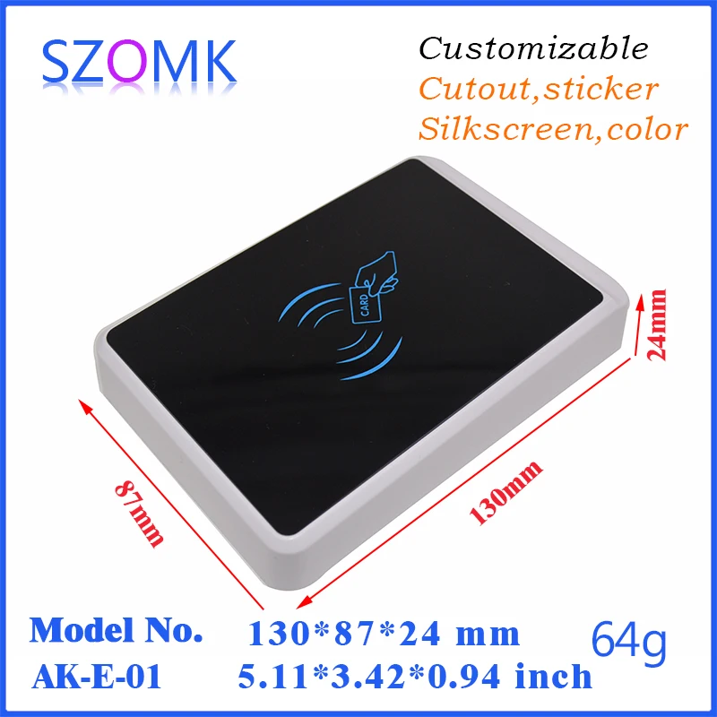 szomk door access plastic control box enclosure electronic card reader housing case (4 pcs) 130*87*24mm casings for electronics
szomk door access plastic control box enclosure electronic card reader housing case (4 pcs) 130*87*24mm casings for electronics