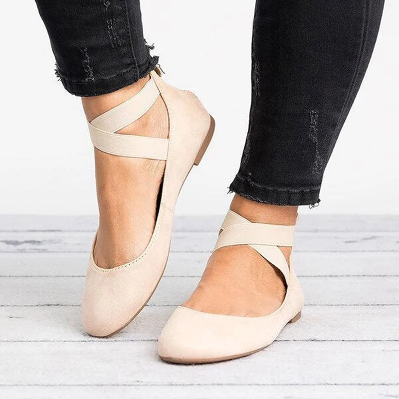 Women Flat Shoes Fashion Summer Low Heel For Woman Elastic Band Shoe Rome Style Flats Casual Female Footwear
Women Flat Shoes Fashion Summer Low Heel For Woman Elastic Band Shoe Rome Style Flats Casual Female Footwear