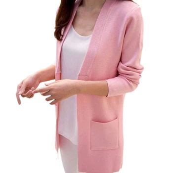 ROPALIA High Quality Women Spring Autumn Medium-long Cardigan female elegant pocket Knitted Outerwear Sweater Cape Top
ROPALIA High Quality Women Spring Autumn Medium-long Cardigan female elegant pocket Knitted Outerwear Sweater Cape Top