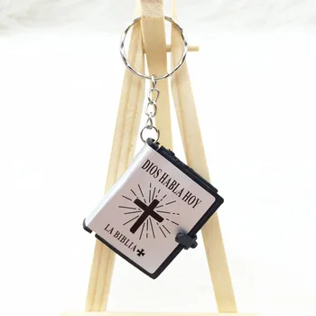 600pcs/lot Leather Cover Spanish Version Gold Sliver Black Color Holy Bible Key Chain Elegant Christening Favors Party Favor
600pcs/lot Leather Cover Spanish Version Gold Sliver Black Color Holy Bible Key Chain Elegant Christening Favors Party Favor