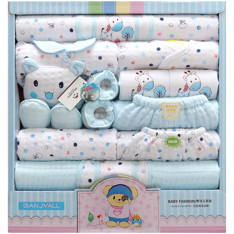 18 Paper Set Baby Clothes Pure Cotton Newborn Gift Box Autumn And Winter Thickening Primary Baby Suit Full Moon Baby Articles
18 Paper Set Baby Clothes Pure Cotton Newborn Gift Box Autumn And Winter Thickening Primary Baby Suit Full Moon Baby Articles